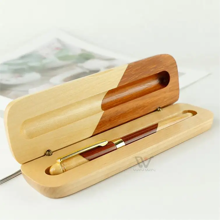 Wholesale Promotional Christmas Gift Eco Friendly Wood Custom Logo Maple Ballpoint Pen