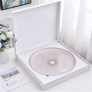 Plato de Cerámica Ecológico de 16 Pulgadas para Bodas Estilo Occidental, Caja de Regalo, Bandejas Multifuncionales, Bandeja para Café, Personalizable - Product Image 4