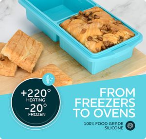 2 cup Extra lớn 500ml phần Cubes <span class=keywords><strong>Silicone</strong></span> Tủ đông hầm nước sốt. Oven máy rửa chén súp <span class=keywords><strong>Ice</strong></span> <span class=keywords><strong>Cube</strong></span> Khay làm cho với nắp - Product Image 6