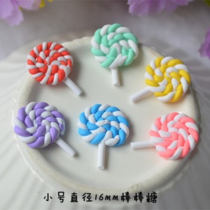 Caramelle dolci <span class=keywords><strong>zucchero</strong></span> lecca-lecca cospargere resina flatback planare per la decorazione - Product Image 5