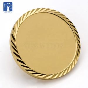 24 18k <span class=keywords><strong>Gold</strong></span> Blank Print Personal Logo Free Sample Blanks No Minimum Metal Challenge Coin Promotional Coins - Product Image 3