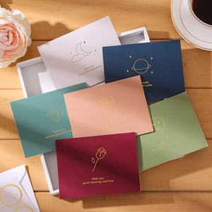 Cartes postales personnalisées écologiques avec lamination mate, vente en gros, créatives, uniques, amour, diplôme, papier naturel, typographie - Product Image 3