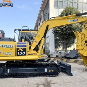 Used Komatsu PC130 Crawler Excavator 13 Ton <b>Tracked</b> Digger Japan Origin Engine Gear <b>Pump</b> for Construction - Product Image 6