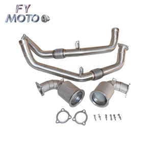 เครื่องเร่งปฏิกิริยาไอเสียท่อไอเสีย + ท่อหน้าสำหรับ Porsche Panamera 971.1 2.9T 2017 - Product Image 2