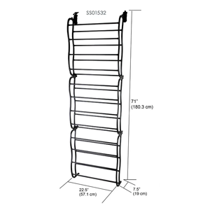 Metal Shoe Hanger Single Shoe Rack 36 Pair <b>Over</b> <b>Door</b> Shoe Hot Selling Home Use Rack Display - Product Image 2