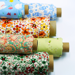 夏のドレスのための通気性のあるデジタル印刷リバティコットン芝生生地 - Product Image 2