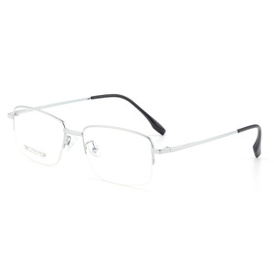Gafas de titanio con montura completa rectangular para hombre Danyang, gafas graduadas ligeras para uso empresarial 68003 - Product Image 2