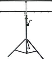 Torre de Elevación de Truss Ligero con Manivela Dj Winch, Soporte de Acero de 7m, Capacidad de 260kg, Negro, Hecho a Mano