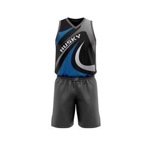 Uniforme de basket-ball de qualité supérieure 100% polyester, maillot et short personnalisés par sublimation, taille plus, séchage rapide et respirant - Product Image 6