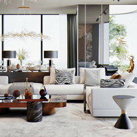 Panneau mural poli de luxe en marbre naturel Breccia Lunare blanc, idéal pour comptoir de cuisine et table d'intérieur de villa