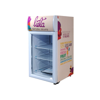 Réfrigérateur commercial miniature Meisda SC52B 52L pour boissons, à poser sur comptoir, avec certification ETL