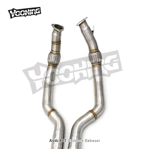 Tubo silenciador de escape de rendimiento OEM para <span class=keywords><strong>Audi</strong></span> RS6/RS7 C8 4,0 T 2019-2023 Escape SUS304 Catback sistema de escape piezas de automóvil - Product Image 4