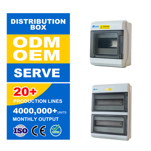 ZCEBOX IP65 Wasserdichter Verteiler kasten ABS PC Glasfaser Wasserdichtes Gehäuse OEM ODM Haupt strom verteilung Wasserdichte Box - Product Image 5