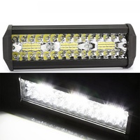 Barra de luz de trabajo led 9d de 180W, combo de foco reflector, todoterreno, 4x4, 12v y 24v