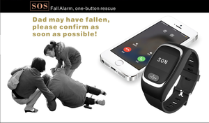 Nuevo Reloj Inteligente para Personas Mayores Smart Care L16 con GPS, SOS, Detección <span class=keywords><strong>de</strong></span> Caídas, Presión Arterial, Oxígeno, Temperatura - Product Image 6