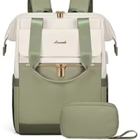 Sac à dos LOVEVOOK convertible pour le collège, le travail, les infirmières, les enseignants, imperméable, avec port USB, pour les voyages, la vie quotidienne, l'ordinateur portable