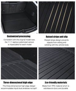 Les fabricants promeuvent les pièces intérieures antidérapantes et imperméables Tapis de coffre de voiture pour <span class=keywords><strong>KIA</strong></span> <span class=keywords><strong>SPORTAGE</strong></span> 2019 - Product Image 3