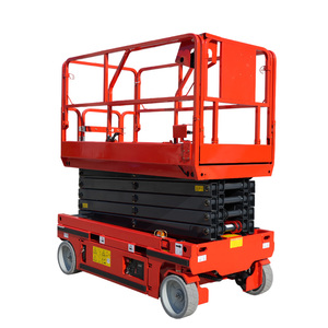 9,8m Elektrische Hydraulische Scherenhebebühne |   Selbstfahrend |   320 kg Traglast |   Hochkohlenstoffstahlkonstruktion |   Klappbare Plattform |   2 Personen - Product Image 6