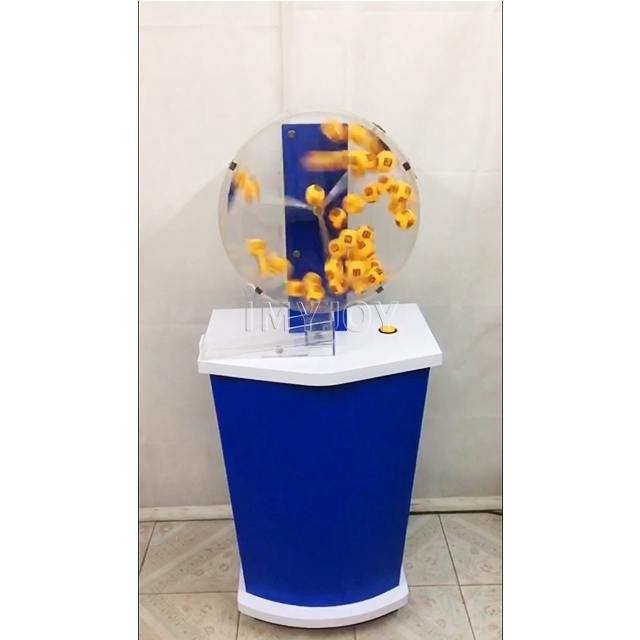 2020 Control Number Lottery Vending Machine with 1 Year Warranty Metal/Plastic Construction 150pcs Ball Capacity