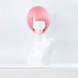 Peluca Sintética Corta Retro en Oferta, Hecha a Máquina, Sin Necesidad de Tinte, para <span class=keywords><strong>Cosplay</strong></span>, Anime, Fiestas, Disfraces, Densidad Media del 150% - Product Image 2