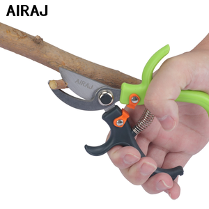 AIRAJ, <span class=keywords><strong>Mini</strong></span> tijeras portátiles ligeras para bonsái, hoja de acero inoxidable, herramienta de corte de poda e injerto de jardín con mango de plástico - Product Image 5