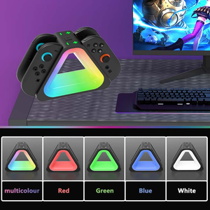 Trái Và Bên Phải Điều Khiển Sạc Trạm Đối Với Nintendo Chuyển Đổi 2/ Switch2 4 Trong 1 Sạc Dock Với RGB Ánh Sáng Sạc - Product Image 3