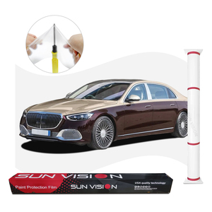 Commercio all'ingrosso della fabbrica TPU PPF vernice pellicola di protezione ad alta lucentezza idrofobica chimica resistente trasparente per tutte le auto - Product Image 1