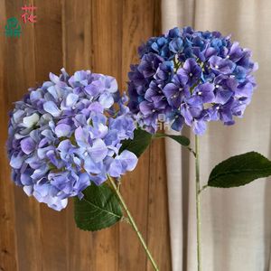 Hua Ding 3D <b>Hydrangea</b> <b>Artificial</b> Flowers Single Branch Silk Wedding Decoration - Product Image 4