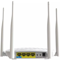 Router Wi-Fi de Alta Potencia FH456, Repetidor de Cobertura Inalámbrica de 300 Mbps, 4 Antenas, Router para el Hogar con Alcance a Través de Paredes