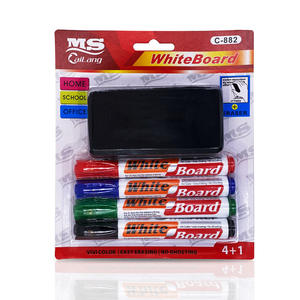 Marcadores de Pizarra Blanca No Tóxicos con Borrador en Juego de 5 Piezas para Oficina o Promocionales - Product Image 2