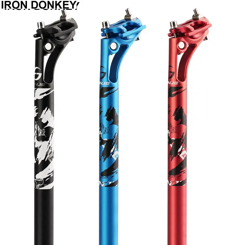 IRONDONKEY nouveau Tube de poteau de siège de vélo de montagne 27.2/30.9/31.6mm * 400mm suspension de vélo en alliage d'aluminium