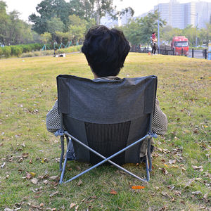 Chaise pliante en maille <span class=keywords><strong>de</strong></span> luxe durable, légère avec poche latérale pour les services <span class=keywords><strong>de</strong></span> location <span class=keywords><strong>de</strong></span> plage haut <span class=keywords><strong>de</strong></span> gamme - Product Image 3