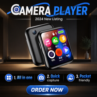 Reproductor MP3 de Bolsillo Mini de 32 GB, Reproductor de Video de 2.01 Pulgadas, Radio FM, Libro Electrónico, Grabadora de Voz, Cámara, Reproducción de Música WAV para 5.3