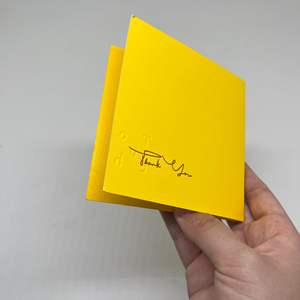 Cartes de <span class=keywords><strong>remerciement</strong></span> pour entreprise de luxe Logo personnalisé Caractéristique pliable de <span class=keywords><strong>grande</strong></span> taille en papier d'art de haute qualité pour les petites entreprises - Product Image 2