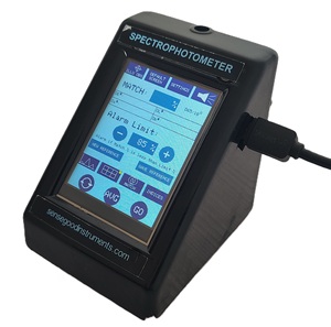 Colorímetro Portátil de Mano Sensegood Instruments, Espectrofotómetro de 400-700nm, Resolución de 1nm, Certificado CIE, OEM Rápido, 1 Año de Garantía - Product Image 1