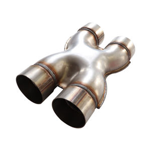 Tuyaux d'échappement en X YUEYANG pour voitures, en acier inoxydable 409 poli, épaisseur 1,2 mm, diamètre 2,0 à 3 pouces - Product Image 2