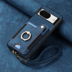 Funda para Tarjetas de Crédito con Anillo para Google <span class=keywords><strong>Pixel</strong></span> 8/9 <span class=keywords><strong>Pro</strong></span>, Funda Protectora con Cordón para iPhone 15 - Product Image 3