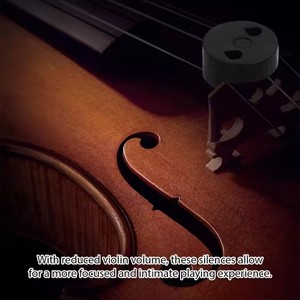 Améliorer 2 pièces Style de griffe et 2 pièces <span class=keywords><strong>Tourte</strong></span> ronde 4 pièces en caoutchouc violon muet violon silencieux quatre pièces ensemble pratique - Product Image 5