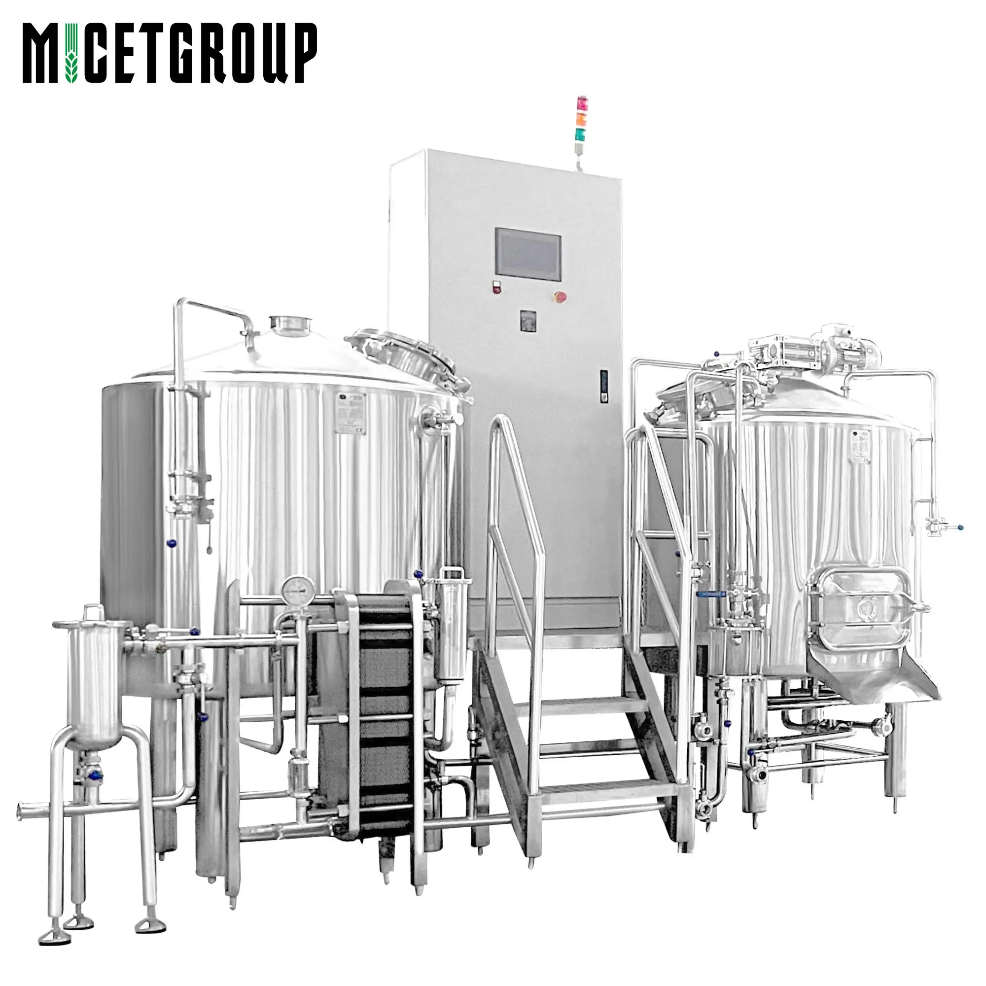 500L完全マイクロ醸造所SUS304/316タンクステンレス鋼醸造システムクラフトビール醸造設備低価格