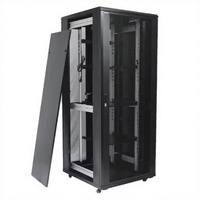 Armoire de serveur de centre de données 42U, 19 pouces, avec double porte en maille pour un refroidissement à haut débit d'air