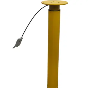 Kaldırma çubuğu tek bacak ofis masası pratik kaldırdı tek bacaklar Modern ofis ayarlanabilir masa ayarlanabilir yükseklik