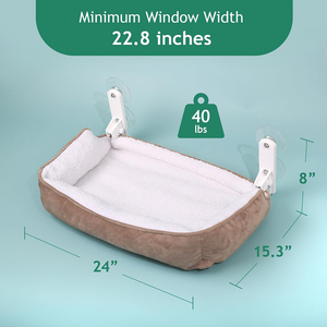 <span class=keywords><strong>Wowo</strong></span> Cama Hamaca para Gatos de Alta Calidad de Algodón PP, para Ventana, Inalámbrica, Cama Solar para Gatos, Cama Hamaca para Mascotas de Gran Tamaño, ¡Gran Venta! - Product Image 5