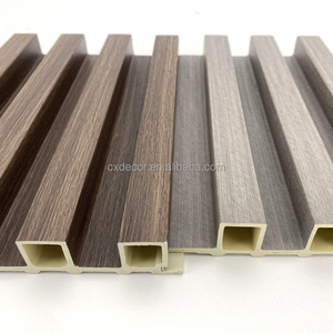 Revêtement mural moderne WPC sans formaldéhyde Plaque de grille intérieure en pin creux en plastique bambou Hôpitaux Villas Décor en <span class=keywords><strong>bois</strong></span> - Product Image 4
