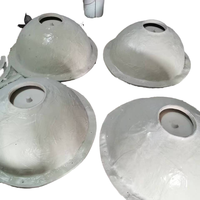 Usine chinoise du Guangdong produit des moules préformes en verre en forme de grand bol pour un usage domestique