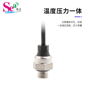 Transmisor de Presión y Temperatura Integrado de 2 Puntos, Sensor de Presión Hidráulico y Neumático para Aceite y Agua con Termistor para Tuberías - Product Image 3