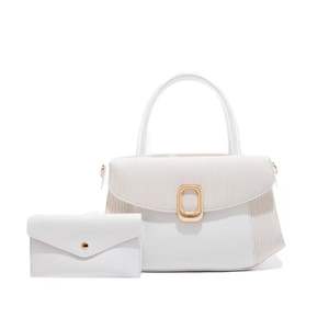 Bolso Tote de PU con Cierre y Logotipo Personalizado, Diseño Chino, Bolso de Mano de Alta Calidad para Mujer, Capacidad de 1-1.9L, Correa Única, para Exteriores - Product Image 2