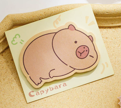 Bloc-notes Capybara - Couleurs assorties