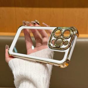 Funda para iPhone 17, bicolor, electrochapada, estilo espacial, a prueba de golpes en las cuatro esquinas, transparente, protectora. - Product Image 5