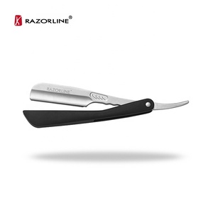 Logo Available H15P Classic Handle Single Blade Edge Straight <strong>Razor</strong> - Product Image 1