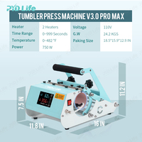 Presse à Gobelets PYD Life 2 en 1 par Sublimation, Machine de Presse à Chaud pour Gobelets de 30 oz et 40 oz